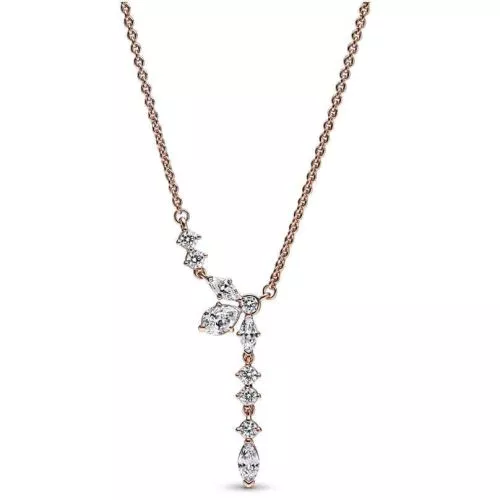 Pandora Timeless Sparkling Herbarium Cluster Drop kaulakoru 382386C01-45-1