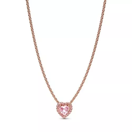 Pandora Pink Heart Collier halsband 388425C02