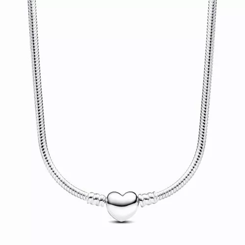 Pandora Moments Heart Clasp Snake Chain kaulakoru 45 cm 393091C00-45-1