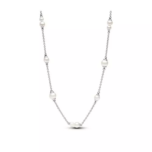 Pandora Treated Freshwater Cultured Pearl Station Chain kaulakoru 393175C01-45-1