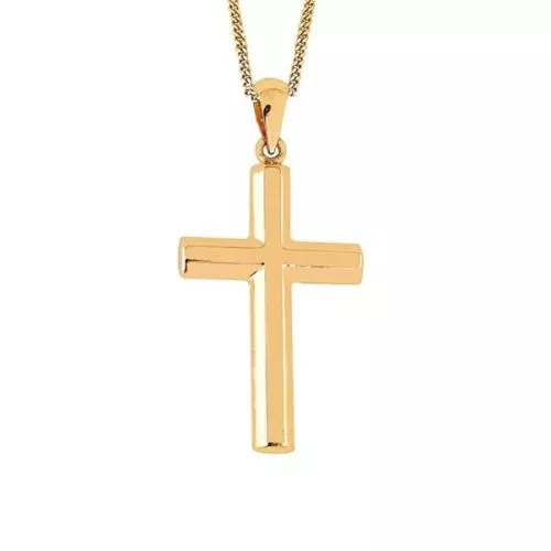Goldenes Kreuzanhänger 4-09037 9K YG-1