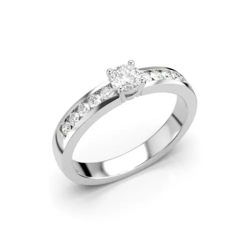 Festive Venice Solitaire timanttisormus, platina 400-040-PT