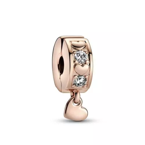Pandora Infinite Hearts Sparkling Dangling Clip låsberlock 782253C01-1
