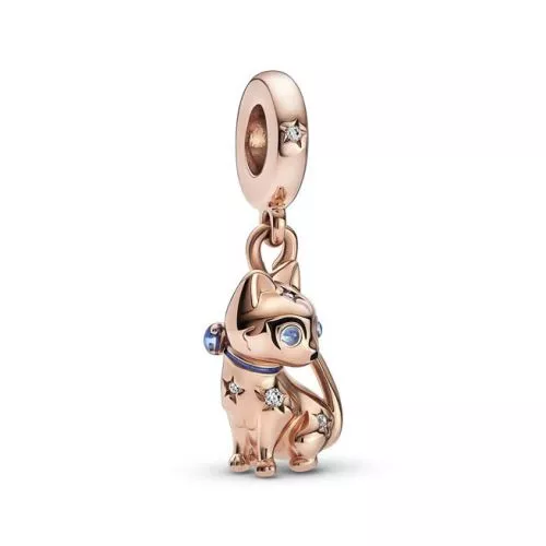 Pandora Sparkling Pet Cat Dangle hela 782259C01-1