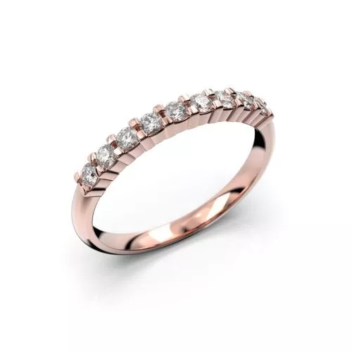 Festive Sophia Half Round timanttisormus 0,27ct 14-422-027-PK-HSI1-1