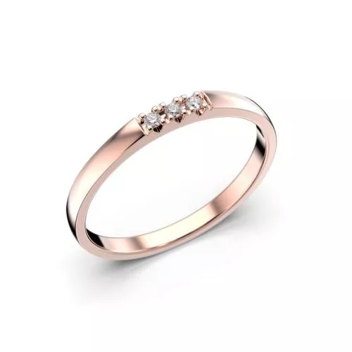 Festive Victoria timanttisormus 0,03ct 14-431-003-PK-HSI1-1