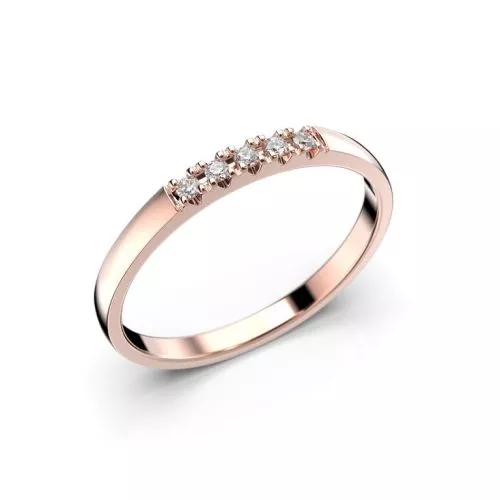 Festive Victoria timanttisormus 0,05ct 14-432-005-PK-HSI1-1