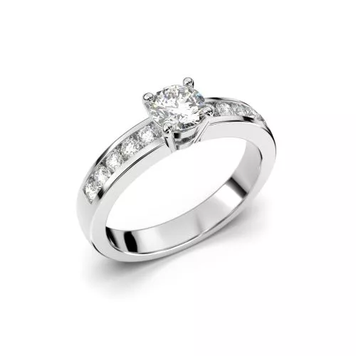 Festive Verona timanttisormus, platina 444-065-PT