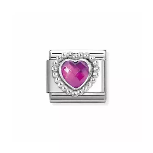 Nomination Classic sydän, fuchsia 330605/030-1