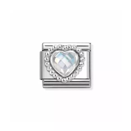 Nomination Classic sydän, kirkas 330606/010-1