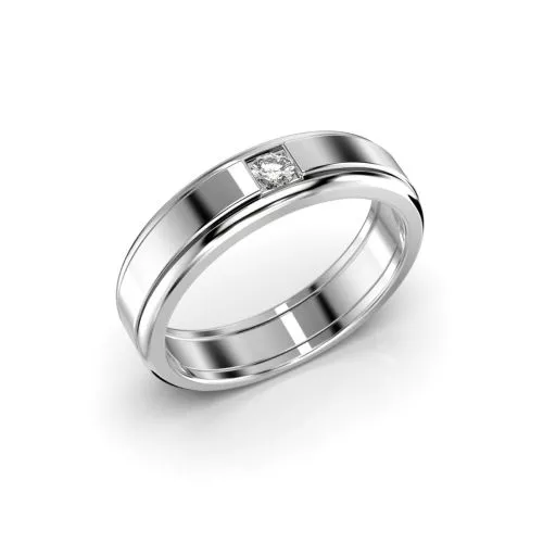 Festive Michael timanttisormus, valkokulta 462-009-VK