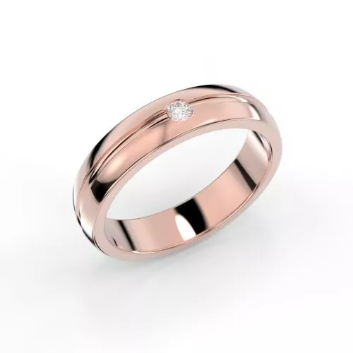 Festive Emmett timanttisormus, punakulta 464-005-PK