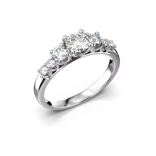 Festive Solina timanttisormus, platina 469-074-PT