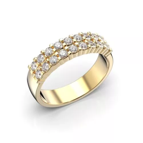 Festive Sophia Double timanttisormus 0,54ct 14-481-054-KK-HSI1-1