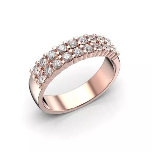 Festive Sophia Double timanttisormus 0,54ct 14-481-054-PK-HSI1-1