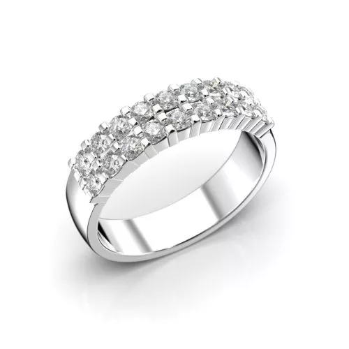 Festive Sophia Double timanttisormus, platina 481-054-PT