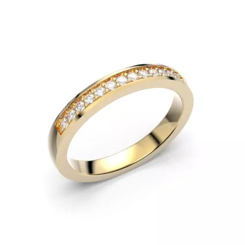 Festive Ariel timanttisormus, keltakulta 498-013-KK