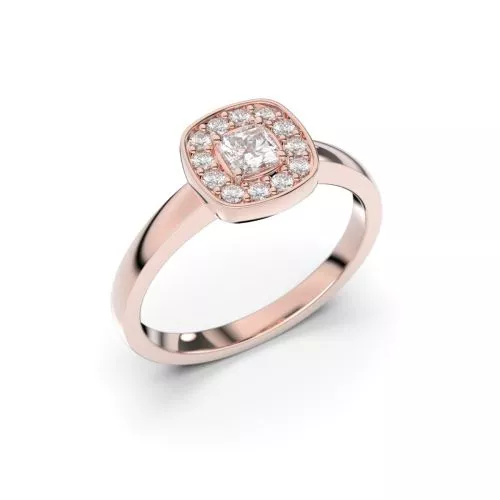 Festive Alicia timanttisormus, punakulta 503-033-PK