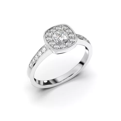 Festive Alicia timanttisormus, platina 503-043-PT