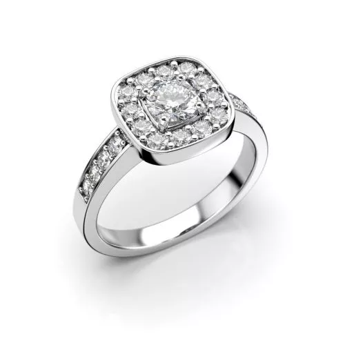 Festive Jane timanttisormus, valkokulta 504-070-VK