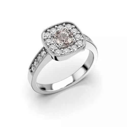 Festive Jane Morganiitti timanttisormus, valkokulta 504-070M-VK