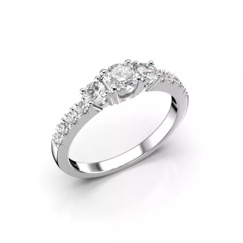 Festive Aurora 0,66ct timanttisormus 14-506-066-VK-HSI1-1