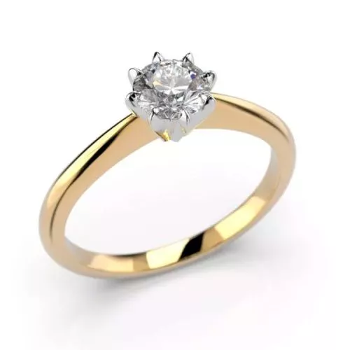 Romanssi Ruusu timanttisormus 50v-6 KK/VK