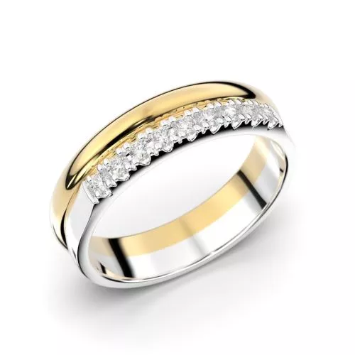 Festive Victoria Double timanttisormus 0,09ct 14-512-009-KV-HSI1-1