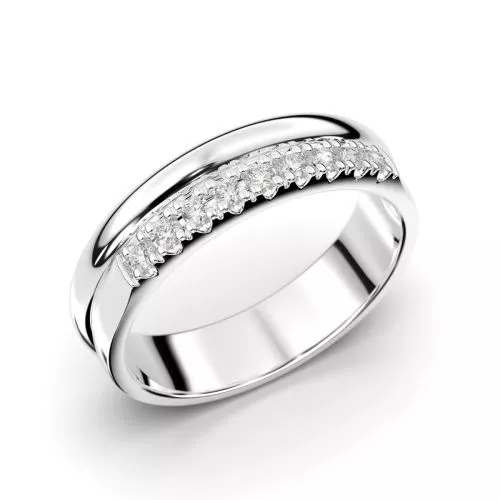 Festive Victoria Double timanttisormus, platina 512-009-PT