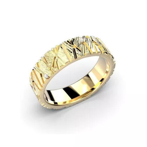 Festive Rautapuu timanttisormus 14-518-006-VK-HSI1-1