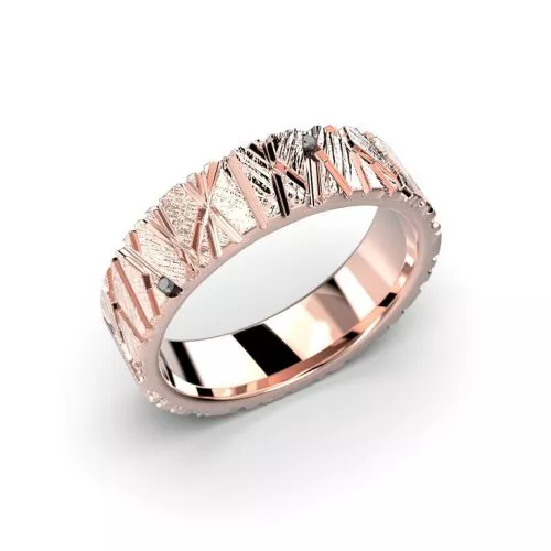 Festive Rautapuu timanttisormus 14-518-006B-PK-1