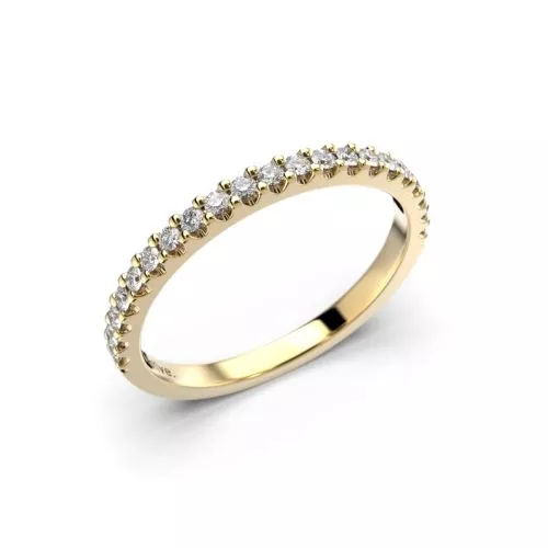 Festive Juliette timanttisormus, keltakulta 523-021-KK