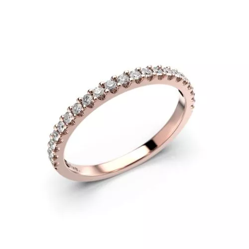 Festive Juliette timanttisormus, punakulta 523-021-PK