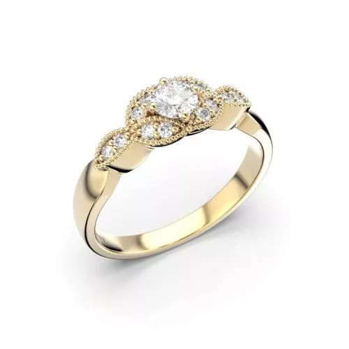 Festive Lavender timanttisormus 14-526-027-KK-HSI1-1