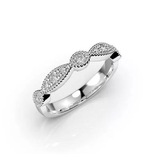 Festive Edith timanttisormus, platina 531-019-PT