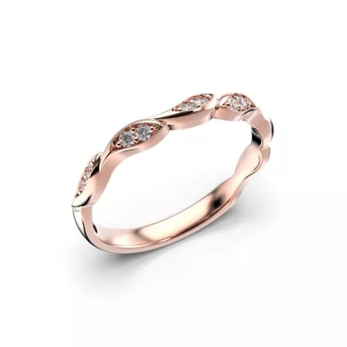 Festive Iris timanttisormus, punakulta 550-012-PK