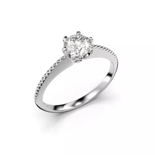 Festive Leonora timanttisormus, valkokulta 554-050-VK