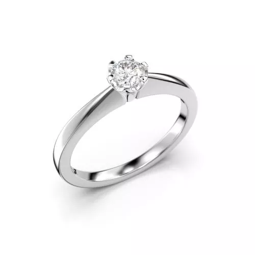Festive Vivian timanttisormus, platina 557-020-PT