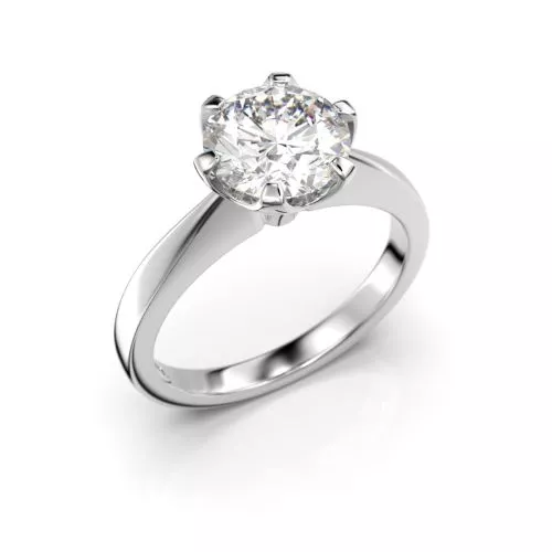 Festive Vivian timanttisormus, platina 557-150-PT