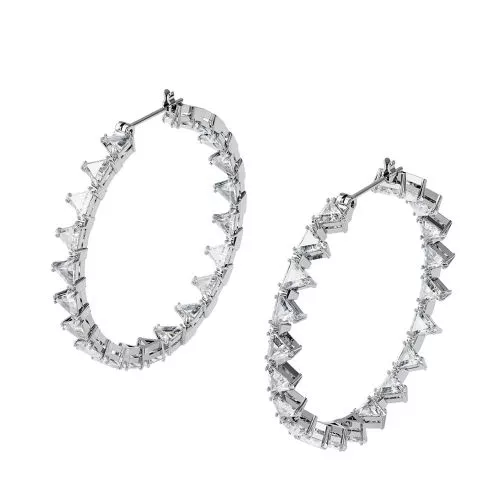 Swarovski Millenia Hoop Triangle -korvakorut 5602230-1
