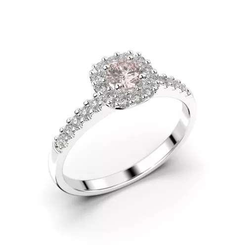 Festive Janette Morganiitti timanttisormus, platina 566-040M-PT