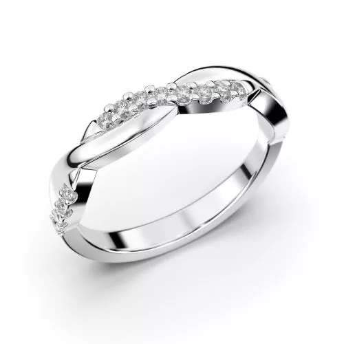 Festive Tiana timanttisormus, platina 568-016-PT