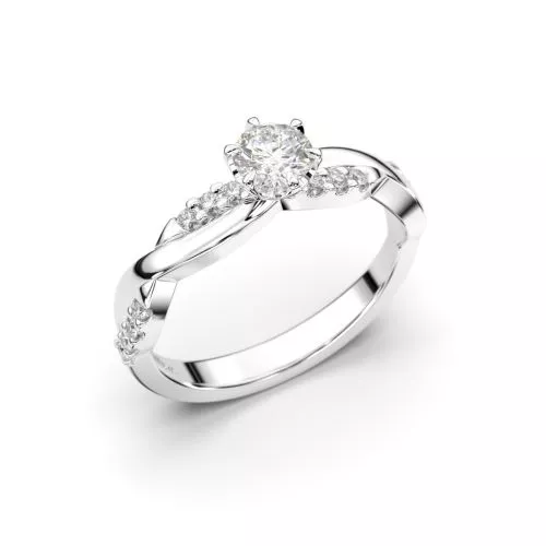 Festive Teresa timanttisormus, platina 569-044-PT