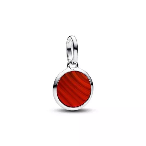 Pandora Red Engravable Mini Medallion hela 793389C01-1