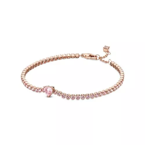 Pandora Rose Sparkling Heart Tennis rannekoru 18 cm  580041C01-1