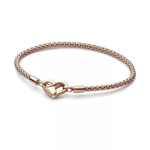 Pandora Studded chain 14k rose gold-plated rannekoru 17 cm 582731C00-1