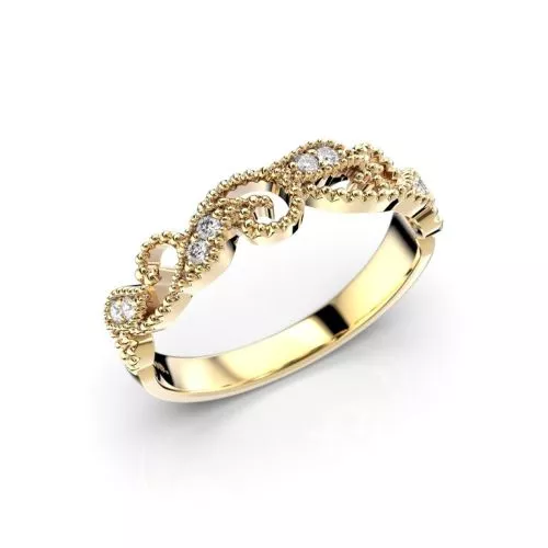 Festive Saga timanttisormus 14-585-010-KK-HSI1-1