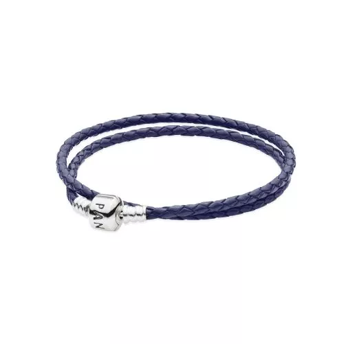 Pandora Moments Blue Leather rannekoru 590705CDB-D2-1