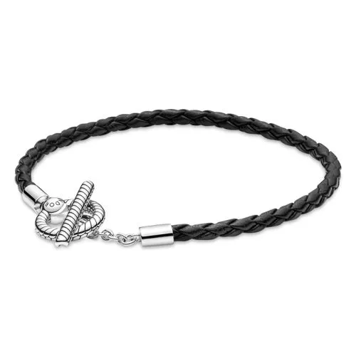 Pandora Moments Leather T-bar rannekoru 17,5 cm 591675C01-S1-1