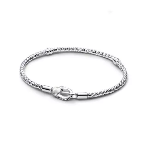 Pandora Studded Clasp & Chain Bracelet 17 cm 593681C00-1